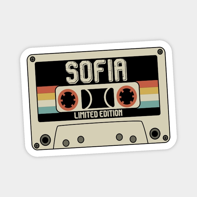 Sofia - Limited Edition - Vintage Style Magnet by Debbie Art