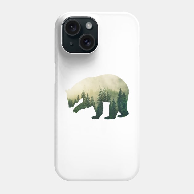 Wild Forest Bear Phone Case by Horisondesignz