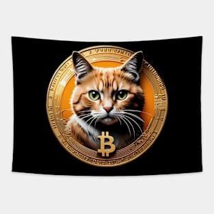 Hodl Cat Tapestry