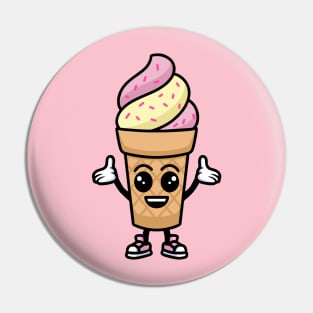 Happy Ice Cream Pin