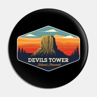 Devils Tower National Monument Pin