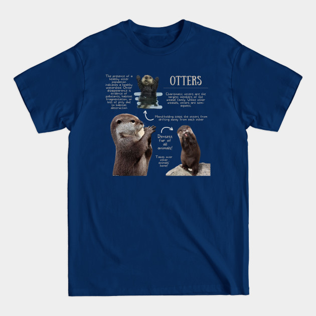 Discover Animal Facts - Otter - Otter - T-Shirt