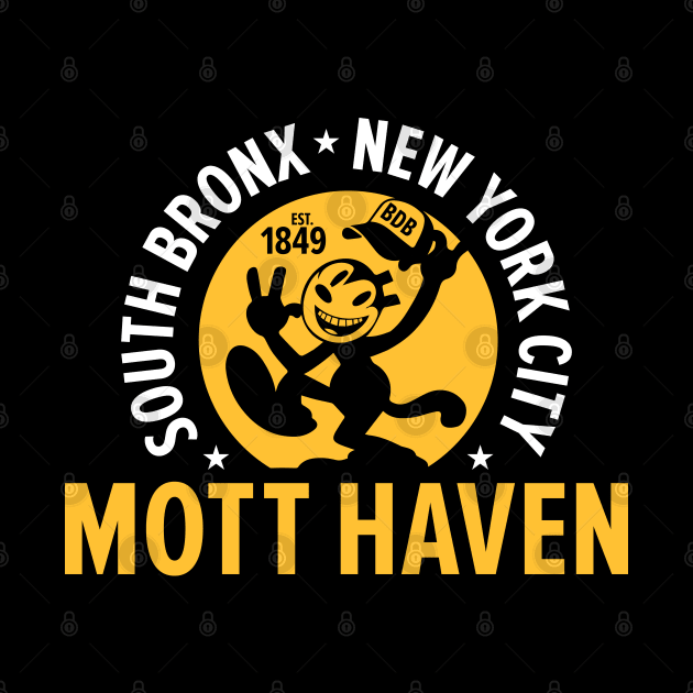 Mott Haven Bronx NYC - Comic Style by Boogosh