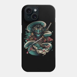 samurai dragon Phone Case