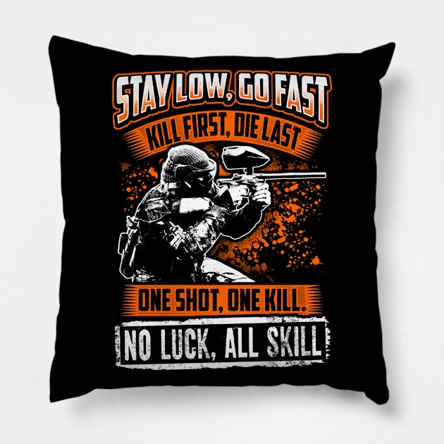 Paintball Skills Pillow by savariya