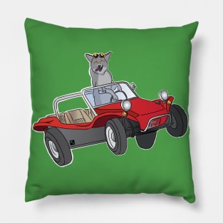 Coyote Dune Buggy Pillow