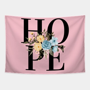 Hope Flowers Tapestry