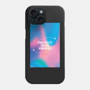 Protect Your Energy Colorful Aura Phone Case