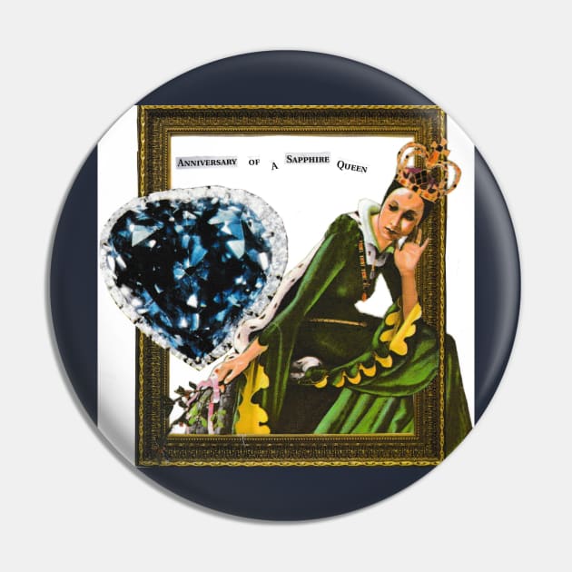 Anniversary of a Sapphire Queen Pin by BorderlineCreativityDisorder