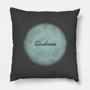 Kindness Positive Typography Art Minimal Design Pillow