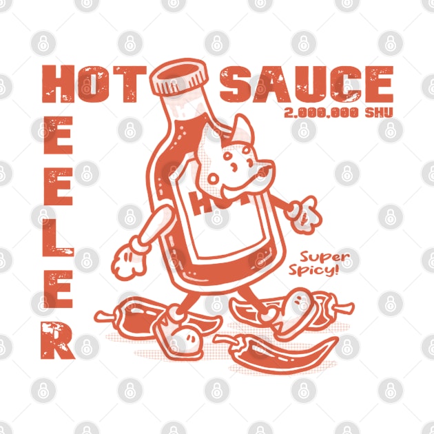 Heeler Hot Sauce - Extra Spicy by Elspeth Rose Design