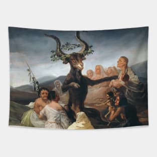Witches Sabbath by Francisco Goya Tapestry