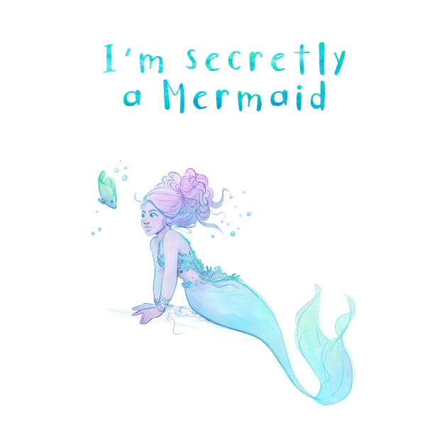 I'm secretly a mermaid by YentheJoline