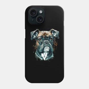 Boxer hipster Phone Case