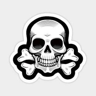 Skull T-shirt Magnet