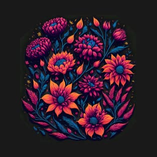 flower pattern T-Shirt