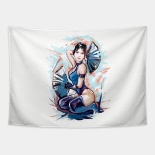 Kitana Mortal Kombat Tapestry