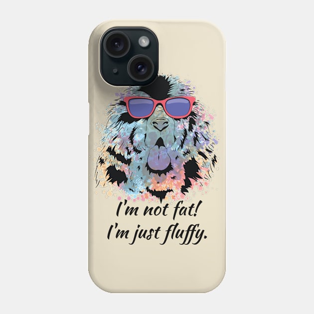 I'm not fat I'm just fluffy T-shirt Phone Case by EndlessAP
