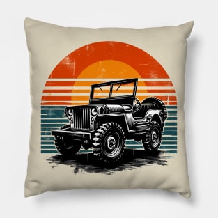 Willys Jeep Pillow