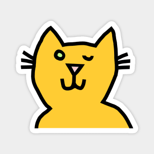 Cute Cat Wink at Animals Magnet