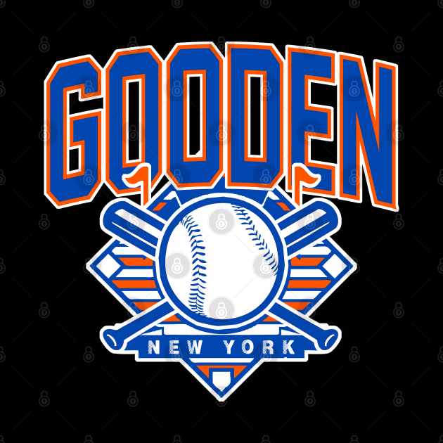 Vintage New York Baseball Gooden by funandgames