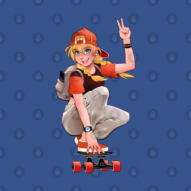 Skater Girl by ddraw