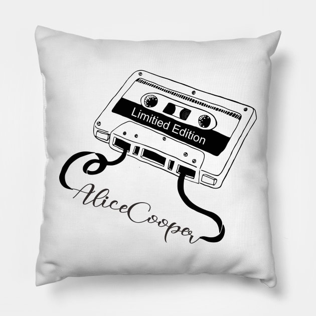 Alice Cooper - Limitied Edition Pillow by blooddragonbest