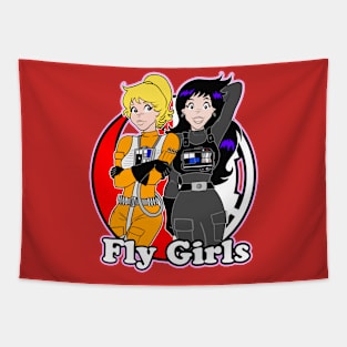 Fly Girl Pilots Tapestry