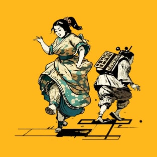 Hopscotch Geisha T-Shirt