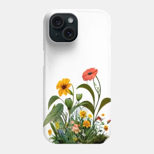 Beautiful house plants in pots, indoor plant Phone Case