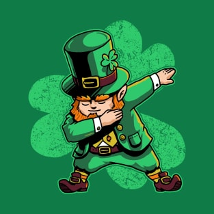 Dabechaun Leprechaun Dabbing St Patricks Day Green Shirt T-Shirt