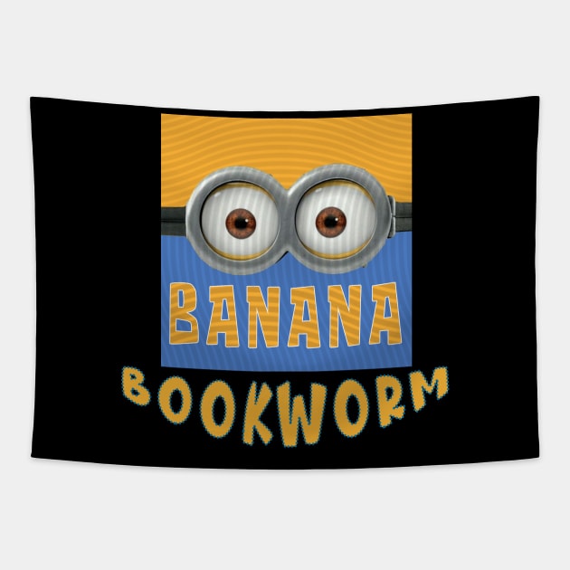 DESPICABLE MINION AMERICA BOOKWORM Tapestry by LuckYA