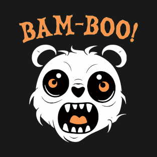 Bam-boo! Funny Pun Panda Bear Halloween T-Shirt