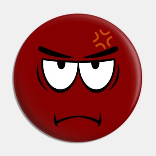 Angry Face [B] Pin