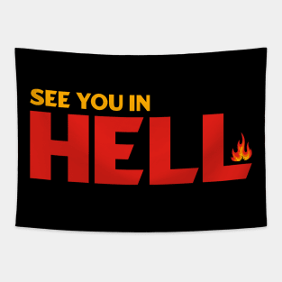 See You in Hell Tapestry