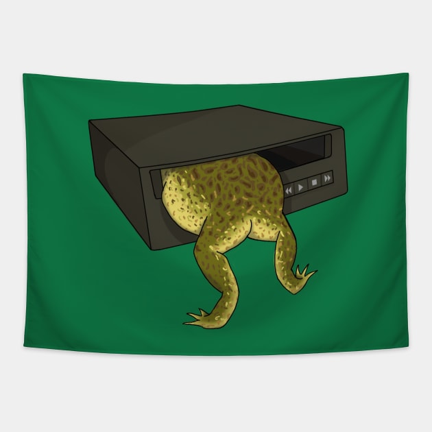 Toad in VCR Tapestry by TPatthemalfoys