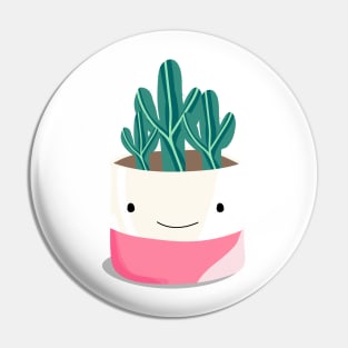 cute cactus plant with smiley vase pot - cute Pin