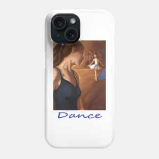 Dancer woman girl watching other dancers Phone Case