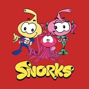 Swim along Snorks Cast Tribute T-Shirt