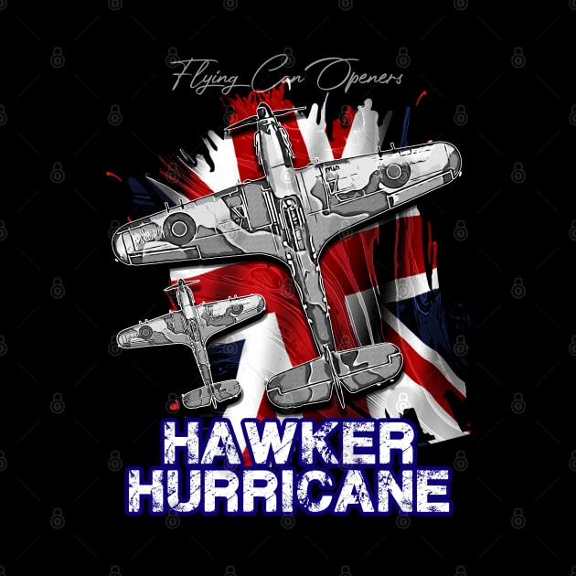 The Hawker Hurricane British single-seater monoplane fighter aircraft by aeroloversclothing