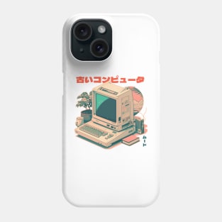 80s computer japanese mood Phone Case