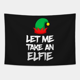 Let me take an elfie Tapestry