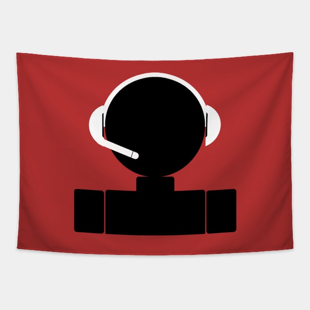 I Game with Headphones On! Tapestry by DoNot!DisturbApparel