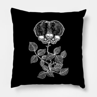 Conjoined Rose Twins Pillow