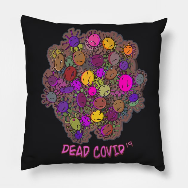 Dead Covid Pillow by Girgis