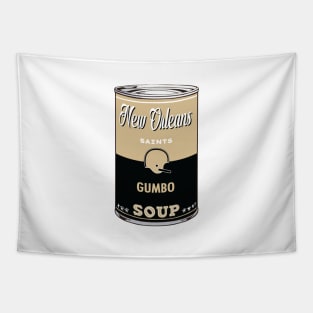 New Orleans Saints Soup Can Tapestry