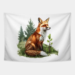 Fox Lovers Tapestry