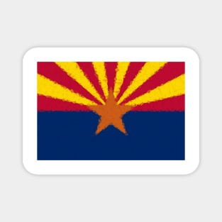 Low Poly Arizona Flag Magnet