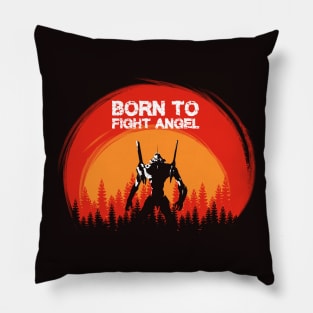 Born To Fight Angel Pillow