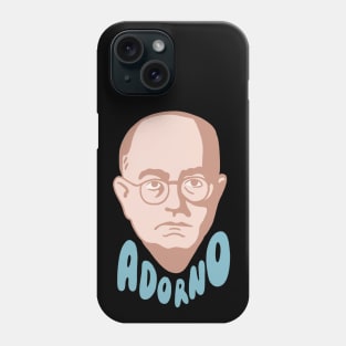 Theodor Adorno Face Phone Case